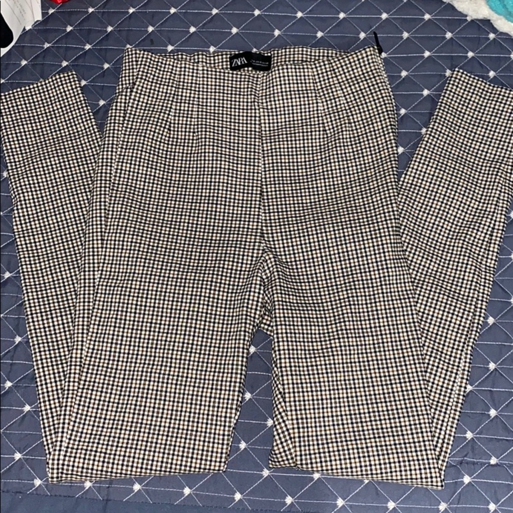 ZARA plaid pants